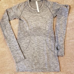 lululemon Swiftly Tech Long Sleeve Size 4 Grey